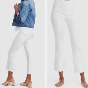 NWOT Spanx on the go kick flare pant with raw hem size S/P